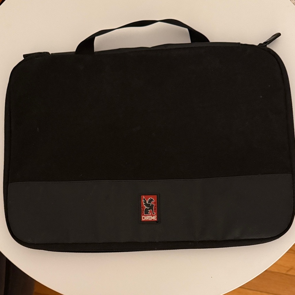 Chrome Black Laptop Bag